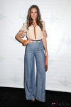 Louise Roe en el backstage de Tracy Reese, colección primavera 2012