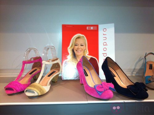 Zapatos diseñados por Belén Esteban para Furiezza