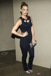 Molly Sims en el desfile de Donna Karan, primavera de 2012