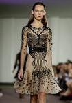 Vestido semitransparente de Prabal Gurung, colección primavera 2012