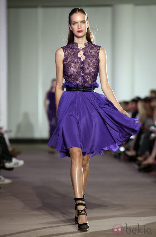 Camisa de encaje de Prabal Gurung, colección primavera 2012