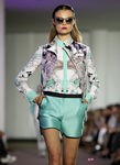 Short verde aguamarina de Prabal Gurung, colección primavera 2012
