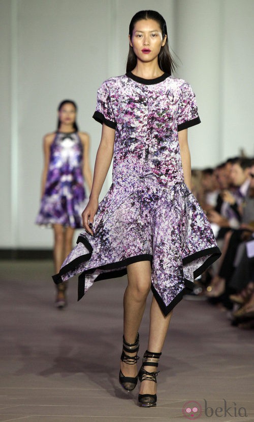 Vestido estampado de Prabal Gurung, colección primavera 2012