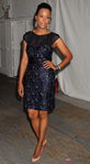 Aisha Tyler en el desfile de Badgley Mischka, colección primavera 2012