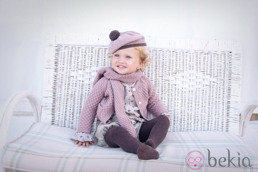 Look de niña de la colección otoño/invierno 2013/2014 de Bonnet à Pompon
