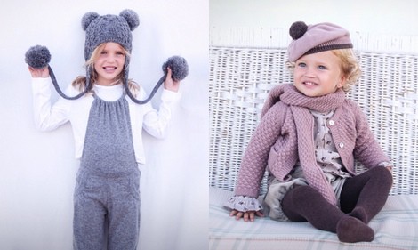 Look de niña de la colección otoño/invierno 2013/2014 de Bonnet à Pompon