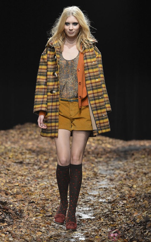 Abrigo de colores de la colección otoño/invierno 2013/2014 de Benetton