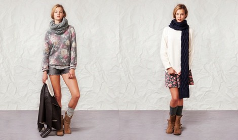 Look de la línea Grey Flowers de la colección otoño/invierno 2013/2014 de Springfield