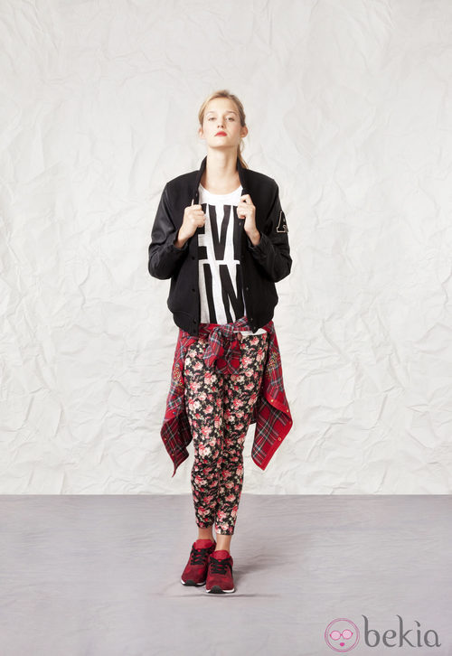 Chaqueta de cuero de la línea Scotch Rebel de la colección otoño/invierno 2013/2014 de Springfield