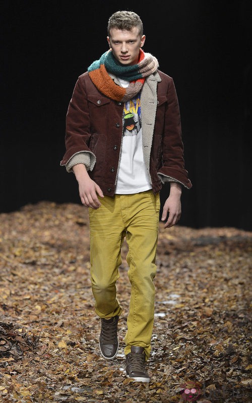 Pantalón verde de la colección otoño/invierno 2013/2014 de Benetton