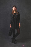Vestido negro de la colección otoño/invierno 2013/2014 de Springfield