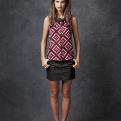 Minifalda negra de la colección otoño/invierno 2013/2014 de Springfield