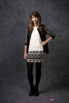 Minifalda geométrica de la colección otoño/invierno 2013/2014 de Springfield