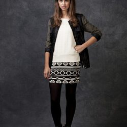 Minifalda geométrica de la colección otoño/invierno 2013/2014 de Springfield