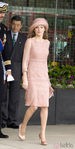 La Princesa Letizia vestida de Felipe Varela en la boda de Guillermo de Inglaterra y Kate Middleton