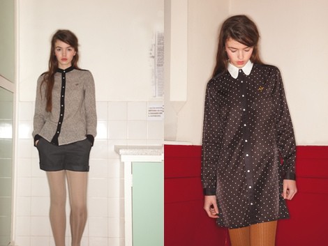 Vestido de lunares de la colección otoño/invierno 2013/2014 de Fred Perry
