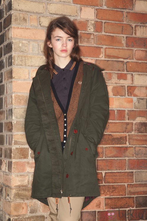 Abrigo verde de la colección otoño/invierno 2013/2014 de Fred Perry