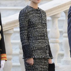 Carlota Casiraghi con un traje tweet de Chanel