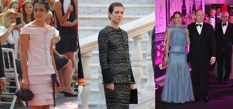 Carlota Casiraghi con un traje tweet de Chanel