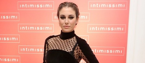 Blanca Suarez en la inauguración de una tienda de Intimissimi
