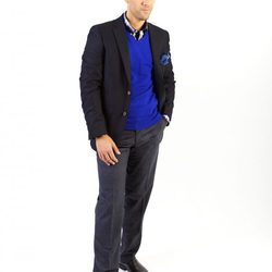 Jersey azul klein de la colección invierno 2014 de Paco Cecilio