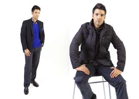 Jersey azul klein de la colección invierno 2014 de Paco Cecilio