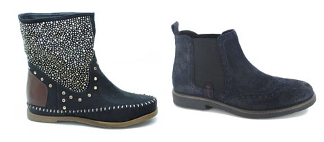 Botín negro con tachuelas de la colección otoño/invierno 2013/2014 de Xti