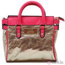 Bolso dorado y rosa de la colección otoño/invierno 2013/2014 de Xti