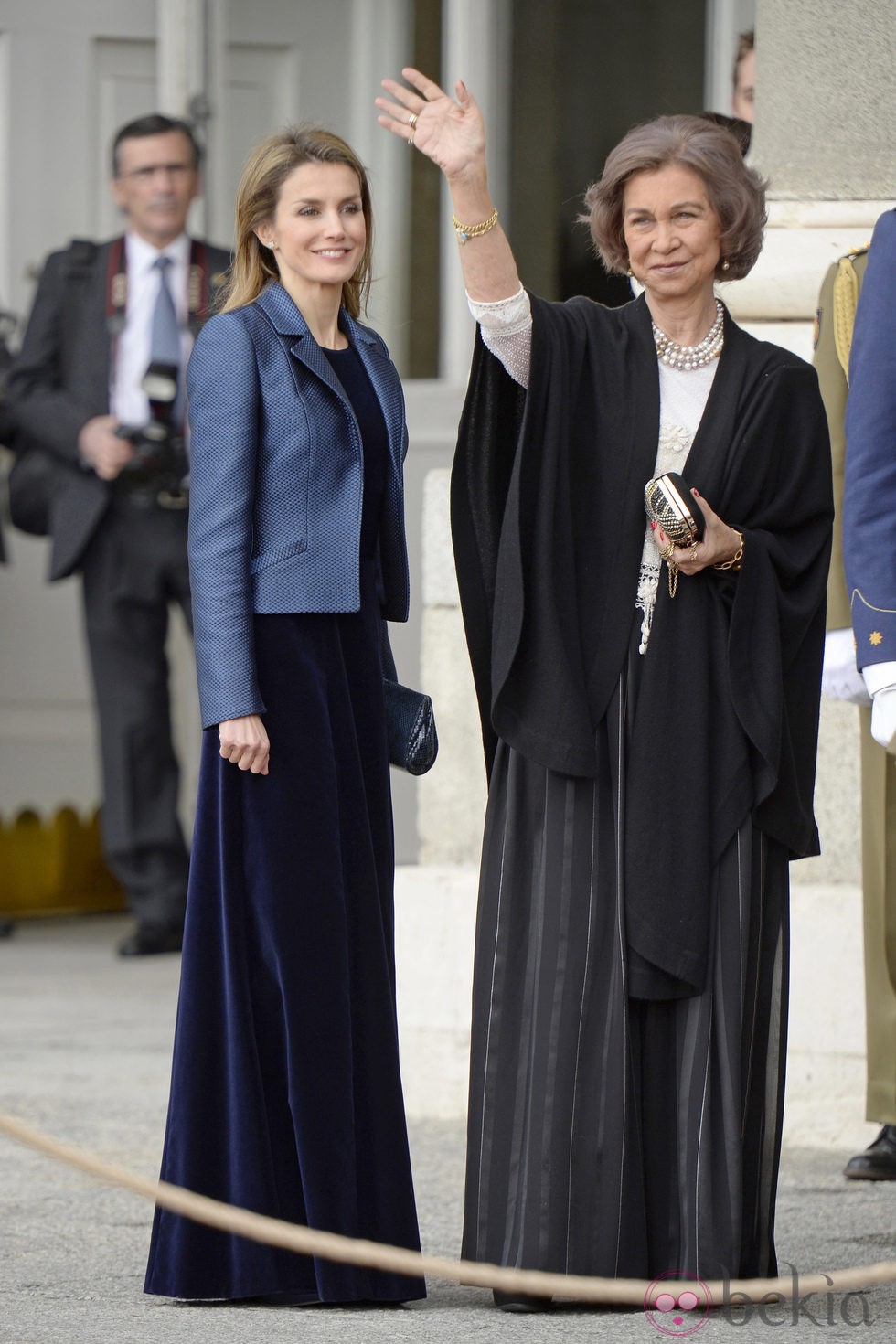 La Princesa Letizia y la Reina Sofía en la Pascua Militar 2014