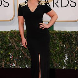Kelly Osbourne con un vestido de Escada en la alfombra roja de los Globos de Oro 2014