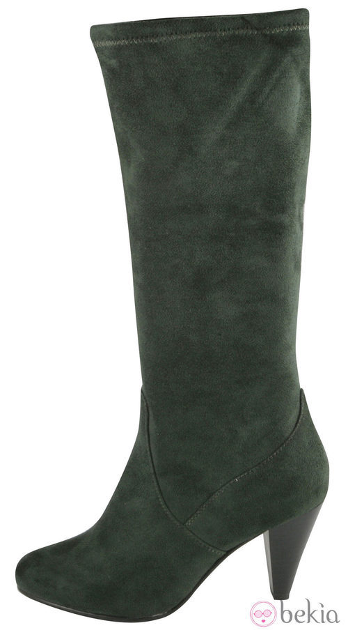 Botas color verde de la colección invierno 2014 de Alex Silva