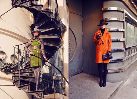 Abrigo de la colección invierno 2014 de Laura Bernal