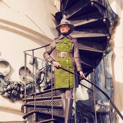 Abrigo de la colección invierno 2014 de Laura Bernal
