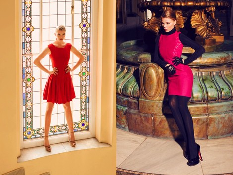Vestido de la colección invierno 2014 de Laura Bernal