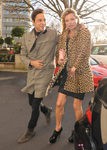 Kate Moss y su marido Jamie Hince salen a comer el día del cumpleaños de la modelo