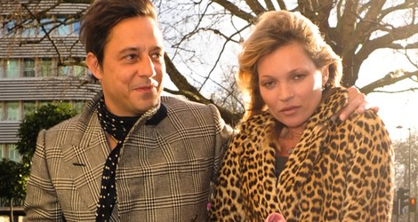 Kate Moss y su marido Jamie Hince en el día del cumpleaños de la modelo