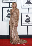 Ciara con un vestido de Pucci en la alfombra roja de los Premios Grammy 2014