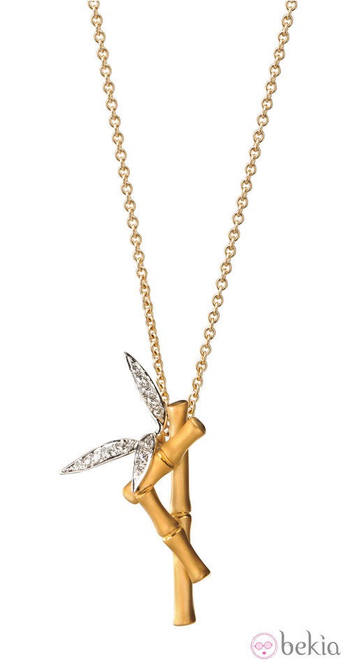 Collar de oro de la colección 'Bambú' de Carrera y Carrera
