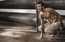 David Bekcham durante el rodaje del spot de la campaña Bodywear primavera/verano 2014 de H&M