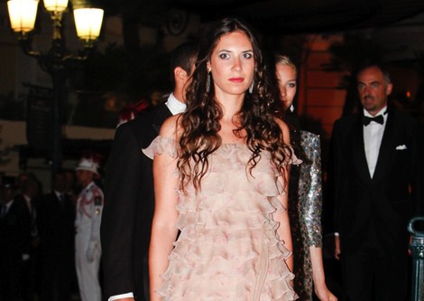 Tatiana Santo Domingo en la boda de Alberto y Charlene de Mónaco
