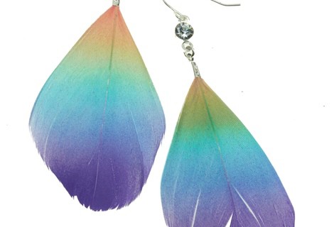 Pendientes de la línea 'Hot Tropic' de la colección primavera/verano 2014 de Claire's