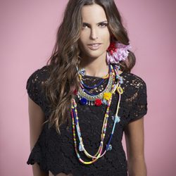 Izabel Goulart imagen de la colección primavera/verano 2014 de Suiteblanco