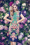 Norma Ruiz con un vestido reversible de la colección primavera/verano 2014 Barbarella
