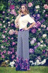 Norma Ruiz con un look de la colección primavera/verano 2014 de Barbarella