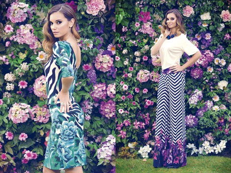 Norma Ruiz con un look de la colección primavera/verano 2014 de Barbarella