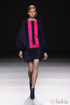 Detalles fucsia en Devota & Lomba en Madrid Fashion Week otoño/invierno 2014/2015