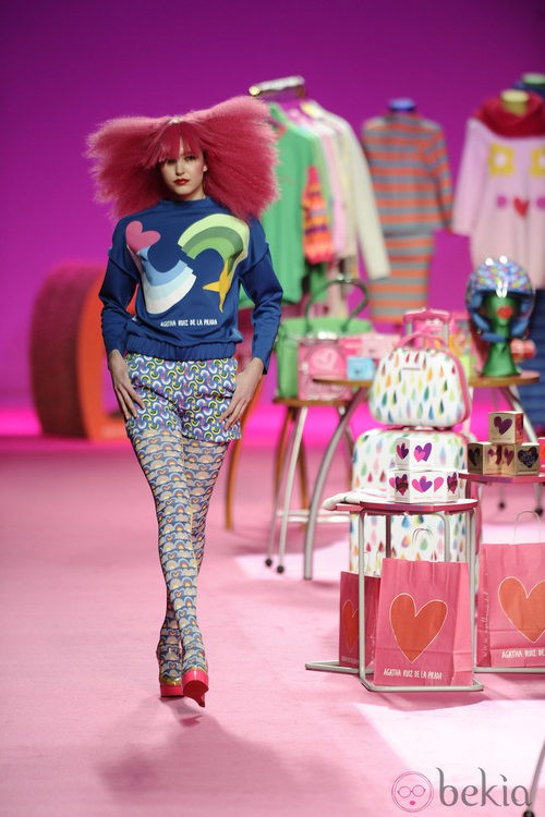 Short y sudadera de la colección otoño/invierno 2014/2015 de Agatha Ruiz de la Prada en Madrid Fashion Week