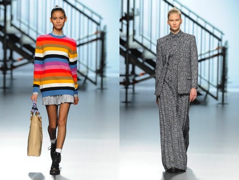 Look de la colección otoño/invierno 2014/2015 de Davidelfin en Madrid Fashion Week