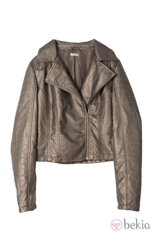 Chaqueda de cuero de la colección primavera/verano 2014 de Lavand