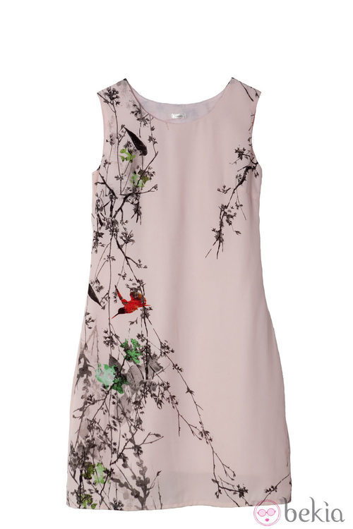 Vestido rosa empolvado de la colección primavera/verano 2014 de Lavand
